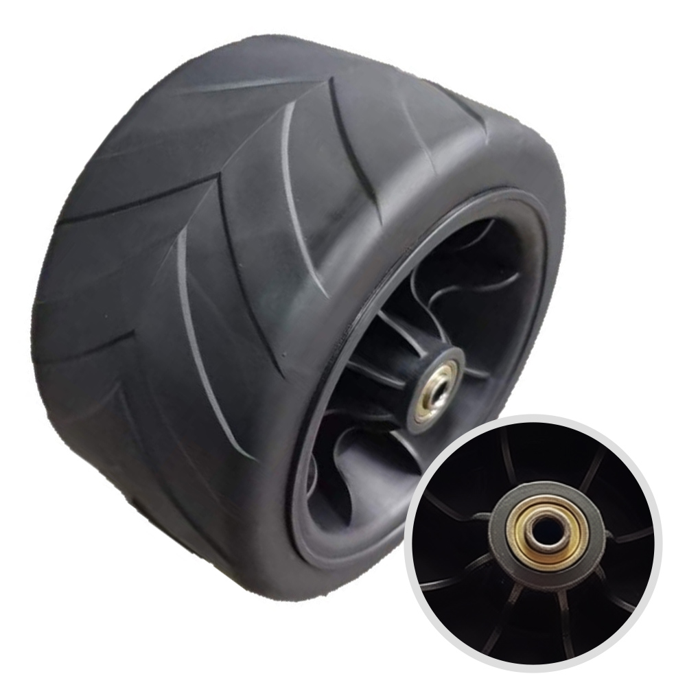 Sports Equipment Trolley - Ruedas Plegables de PVC PP Negras