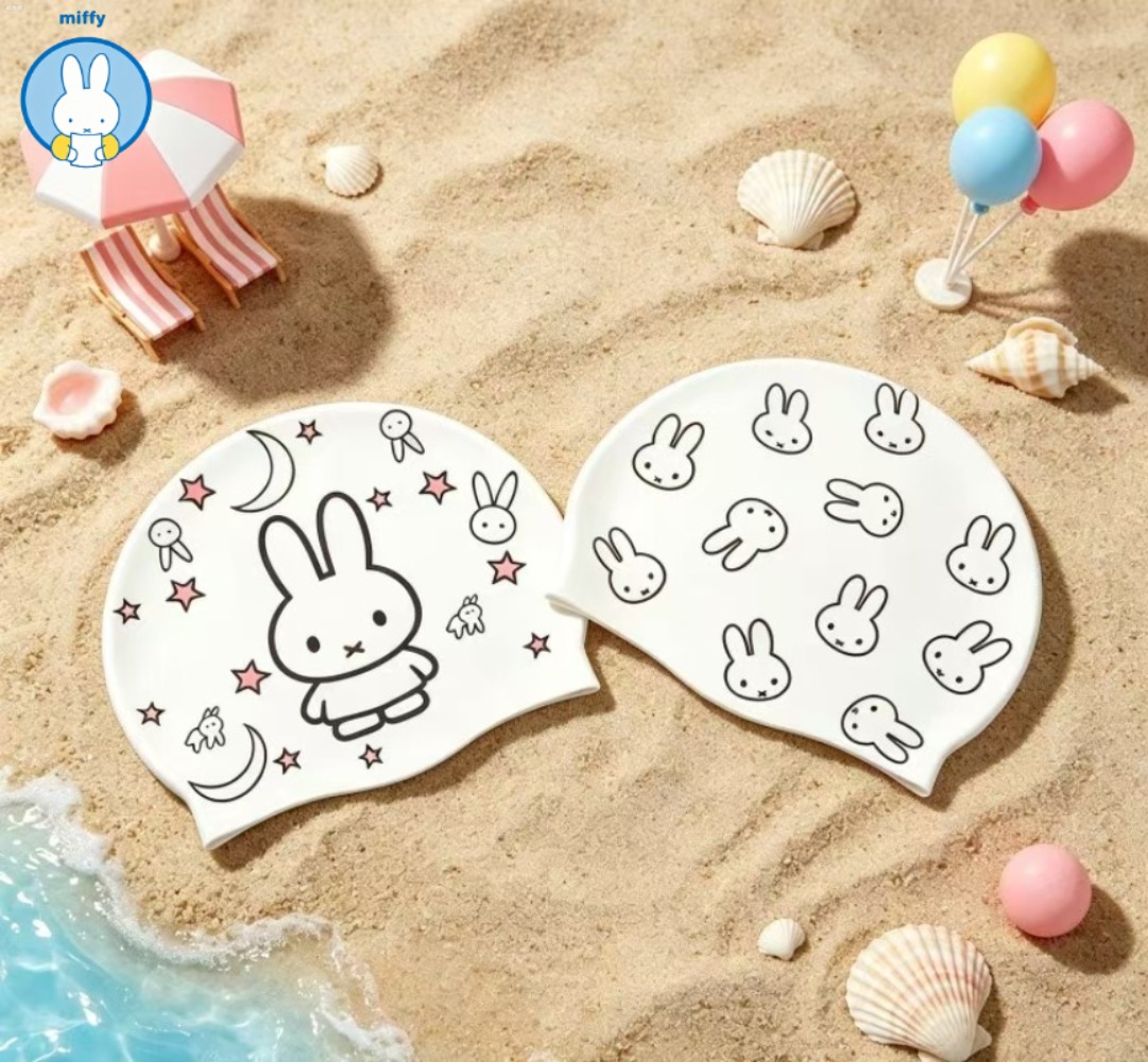 Swim Cap Silicone - Gorro de Natación de Silicona Kawaii