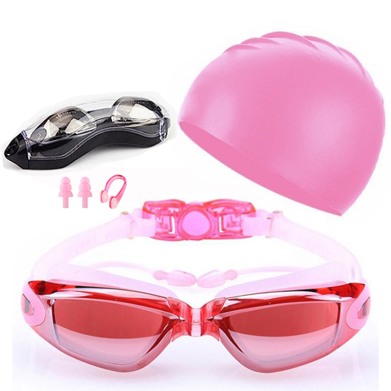 Swim Cap Silicone - Set de Gafas de Natación para