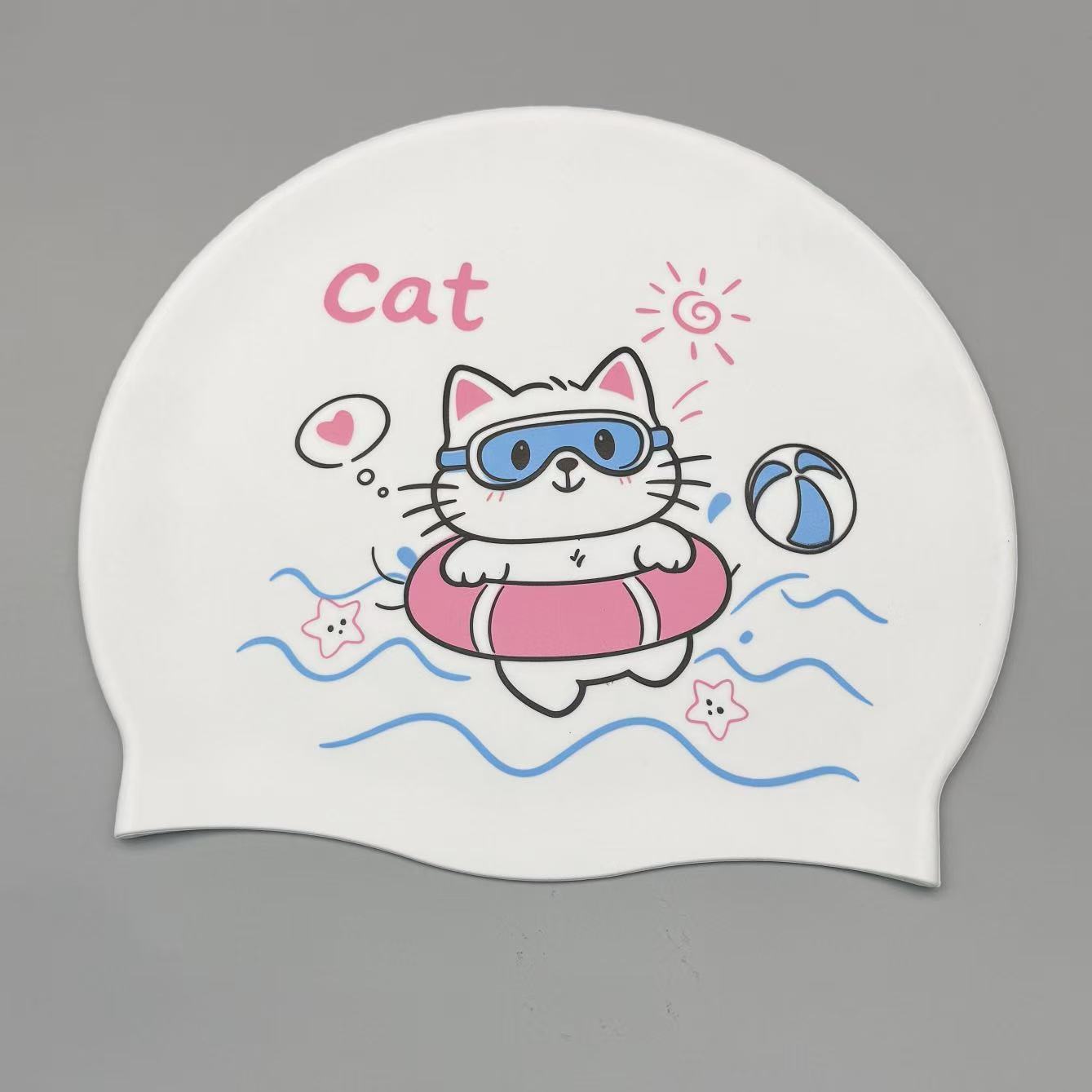Swim Cap Silicone - Lindo Gorro de Natación de Silicona