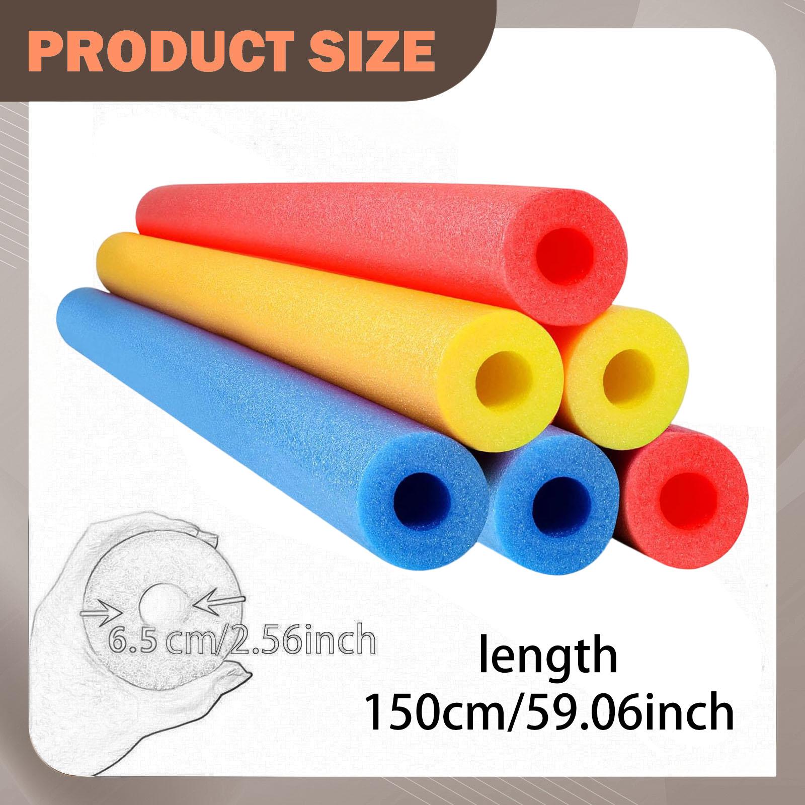 Foam Pool Noodle - 6x Tubos de Espuma Flotantes para