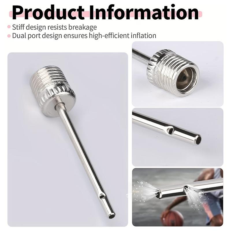 Agujas para inflar balones, re - Basketball Pump Needle reseña y precio