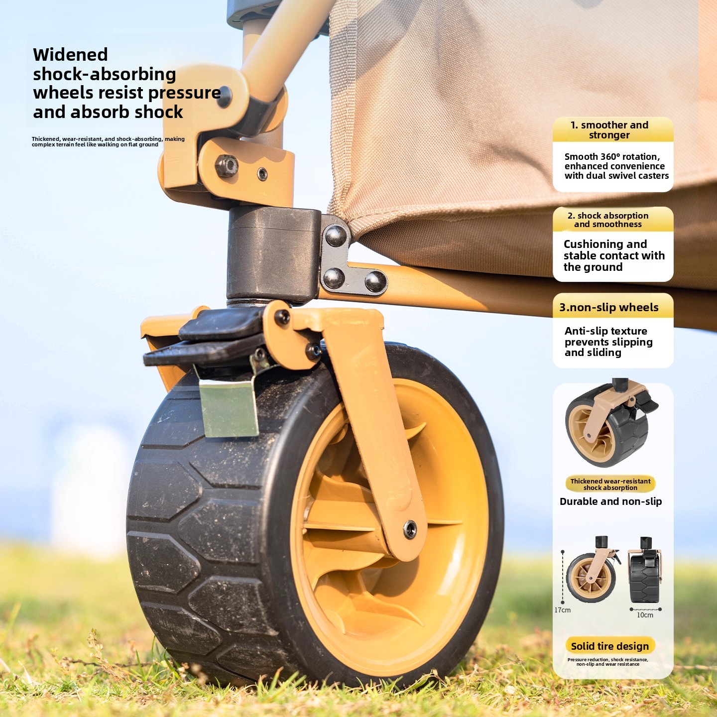 Carro plegable con ruedas, car - Sports Equipment Trolley reseña y precio
