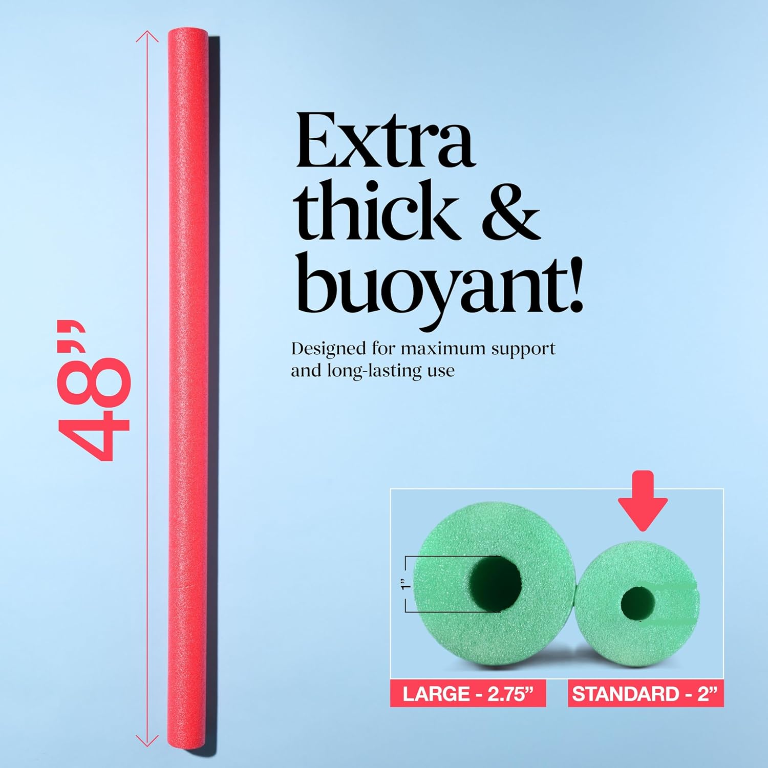 Paquete de 40 Espumillas Flota - Foam Pool Noodle reseña y precio
