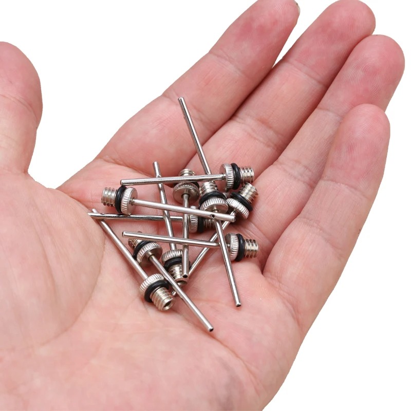 Agujas universales de acero in - Basketball Pump Needle reseña y precio