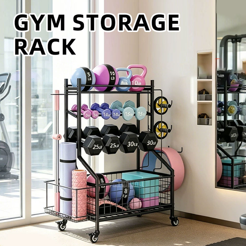 Yunlin Li - Estante de Almacen - Sports Equipment Trolley reseña y precio