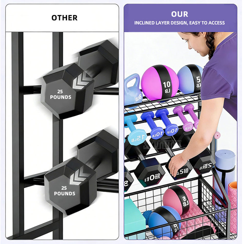 Yunlin Li - Estante de Almacen - Sports Equipment Trolley reseña y precio